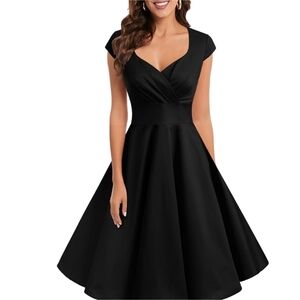 Bbonline 1950's Retro Vintage Cocktail Party Swing Dress